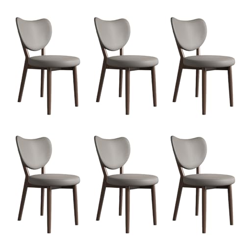 JSLJDM Esszimmerstuhl Moderner 4 Stück Set,Küchenstuhl mit Rückenlehne Polsterstühle mit Holzbeinen,Esszimmerstühle für Esszimmer Wohnzimmer Schlafzimmer Küche Rezeption(Weiß,2er Set) von JSLJDM