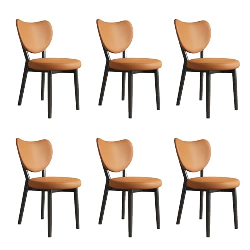 JSLJDM Esszimmerstuhl Moderner 4 Stück Set,Küchenstuhl mit Rückenlehne Polsterstühle mit Holzbeinen,Esszimmerstühle für Esszimmer Wohnzimmer Schlafzimmer Küche Rezeption(Weiß,2er Set) von JSLJDM