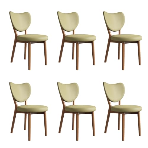 JSLJDM Esszimmerstuhl Moderner 4 Stück Set,Küchenstuhl mit Rückenlehne Polsterstühle mit Holzbeinen,Esszimmerstühle für Esszimmer Wohnzimmer Schlafzimmer Küche Rezeption(Weiß,2er Set) von JSLJDM