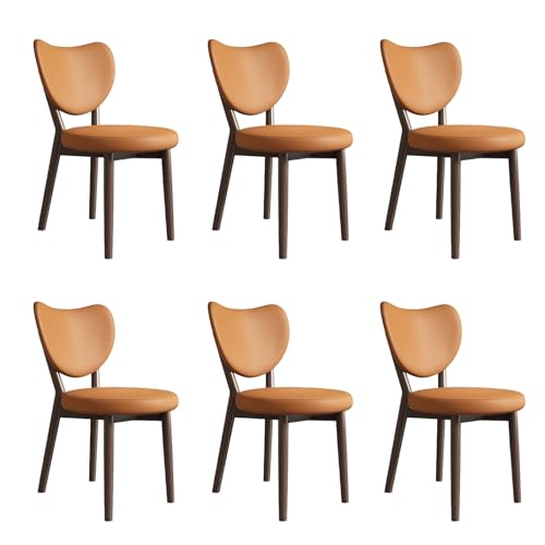 JSLJDM Esszimmerstuhl Moderner 4 Stück Set,Küchenstuhl mit Rückenlehne Polsterstühle mit Holzbeinen,Esszimmerstühle für Esszimmer Wohnzimmer Schlafzimmer Küche Rezeption(Weiß,2er Set) von JSLJDM