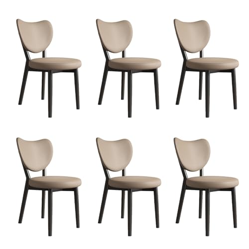 JSLJDM Esszimmerstuhl Moderner 4 Stück Set,Küchenstuhl mit Rückenlehne Polsterstühle mit Holzbeinen,Esszimmerstühle für Esszimmer Wohnzimmer Schlafzimmer Küche Rezeption(Weiß,2er Set) von JSLJDM