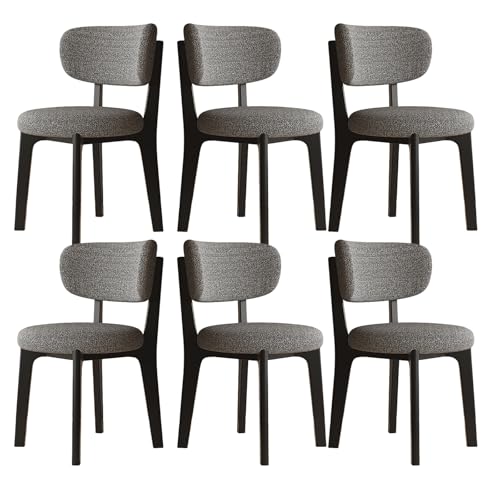 JSLJDM Esszimmerstuhl Moderner 4 Stück Set,Küchenstuhl mit Rückenlehne Polsterstühle mit Holzbeinen,Esszimmerstühle für Esszimmer Wohnzimmer Schlafzimmer Küche Rezeption(Weiß,2er Set) von JSLJDM