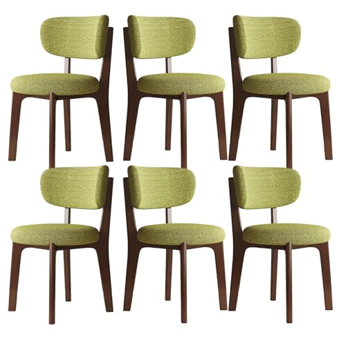 JSLJDM Esszimmerstuhl Moderner 4 Stück Set,Küchenstuhl mit Rückenlehne Polsterstühle mit Holzbeinen,Esszimmerstühle für Esszimmer Wohnzimmer Schlafzimmer Küche Rezeption(Weiß,2er Set) von JSLJDM