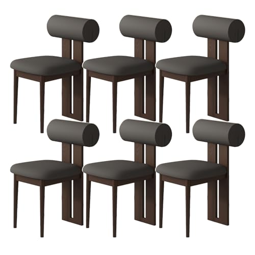 JSLJDM Esszimmerstuhl Moderner 4 Stück Set,Küchenstuhl mit Rückenlehne Polsterstühle mit Holzbeinen,Esszimmerstühle für Esszimmer Wohnzimmer Schlafzimmer Küche Rezeption(Weiß,2er Set) von JSLJDM
