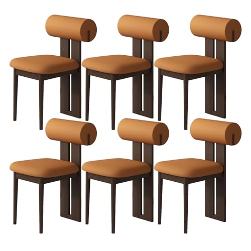 JSLJDM Esszimmerstuhl Moderner 4 Stück Set,Küchenstuhl mit Rückenlehne Polsterstühle mit Holzbeinen,Esszimmerstühle für Esszimmer Wohnzimmer Schlafzimmer Küche Rezeption(Weiß,2er Set) von JSLJDM