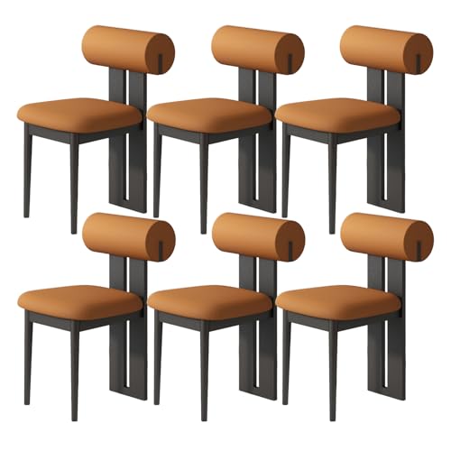 JSLJDM Esszimmerstuhl Moderner 4 Stück Set,Küchenstuhl mit Rückenlehne Polsterstühle mit Holzbeinen,Esszimmerstühle für Esszimmer Wohnzimmer Schlafzimmer Küche Rezeption(Weiß,2er Set) von JSLJDM