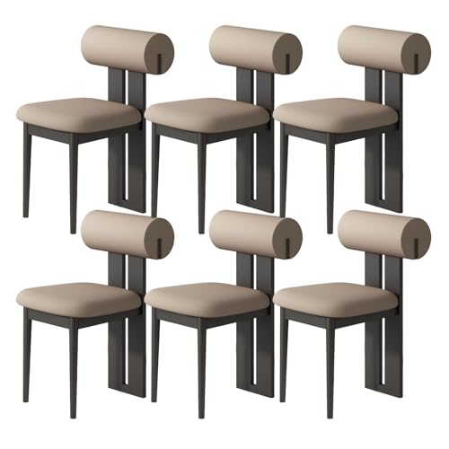 JSLJDM Esszimmerstuhl Moderner 4 Stück Set,Küchenstuhl mit Rückenlehne Polsterstühle mit Holzbeinen,Esszimmerstühle für Esszimmer Wohnzimmer Schlafzimmer Küche Rezeption(Weiß,2er Set) von JSLJDM