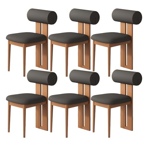 JSLJDM Esszimmerstuhl Moderner 4 Stück Set,Küchenstuhl mit Rückenlehne Polsterstühle mit Holzbeinen,Esszimmerstühle für Esszimmer Wohnzimmer Schlafzimmer Küche Rezeption(Weiß,2er Set) von JSLJDM