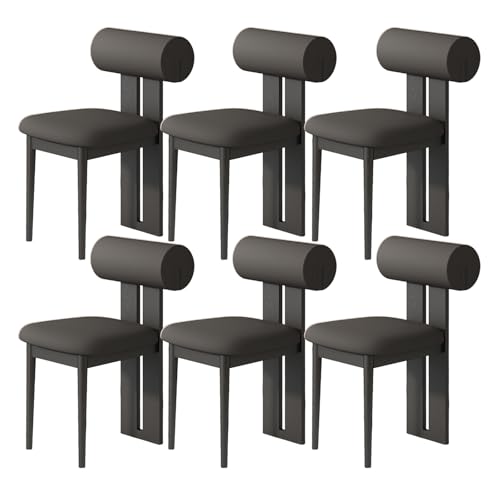 JSLJDM Esszimmerstuhl Moderner 4 Stück Set,Küchenstuhl mit Rückenlehne Polsterstühle mit Holzbeinen,Esszimmerstühle für Esszimmer Wohnzimmer Schlafzimmer Küche Rezeption(Weiß,2er Set) von JSLJDM