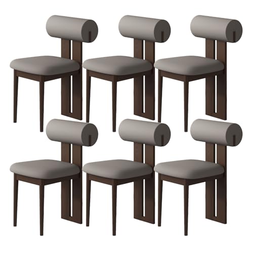 JSLJDM Esszimmerstuhl Moderner 4 Stück Set,Küchenstuhl mit Rückenlehne Polsterstühle mit Holzbeinen,Esszimmerstühle für Esszimmer Wohnzimmer Schlafzimmer Küche Rezeption(Weiß,2er Set) von JSLJDM
