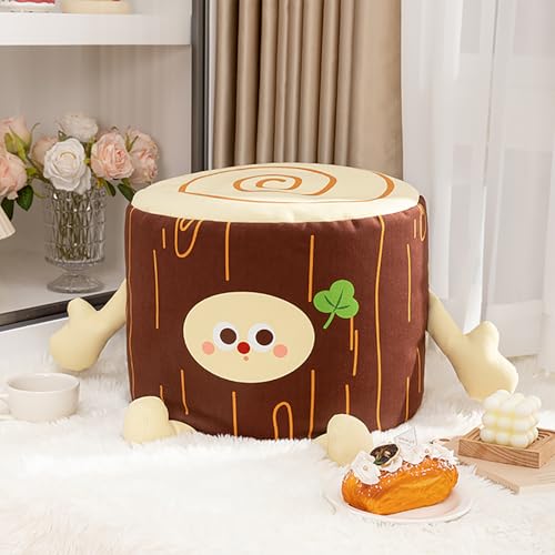 JSLJDM Niedlicher Baumstumpfhocker,Kinderhocker für Junge Mädchen Geschenke für Kinder,Weich und bequem,Geeignet für Schlafzimmer, Wohnzimmer, Spielzimmer Brown 38X29CM JSLJDM Niedlicher Baumstumpfhocker,Kinderhocker für Junge Mädchen Geschenke für Kinder,Weich und bequem,Geeignet für Schlafzimmer, Wohnzimmer, Spielzimmer Brown 38X29CM von JSLJDM