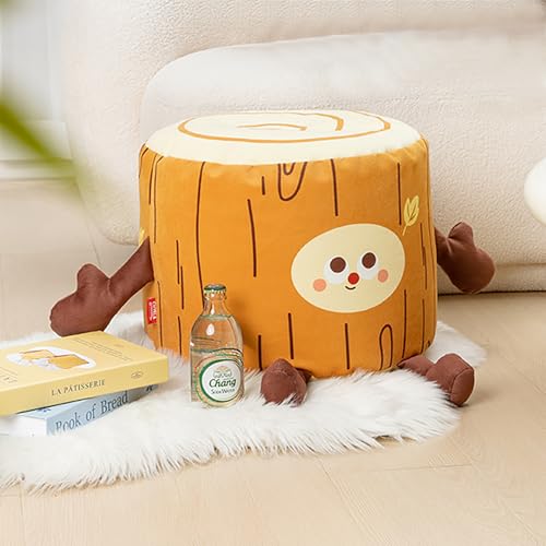 JSLJDM Niedlicher Baumstumpfhocker,Kinderhocker für Junge Mädchen Geschenke für Kinder,Weich und bequem,Geeignet für Schlafzimmer, Wohnzimmer, Spielzimmer Yellow 38X29CM JSLJDM Niedlicher Baumstumpfhocker,Kinderhocker für Junge Mädchen Geschenke für Kinder,Weich und bequem,Geeignet für Schlafzimmer, Wohnzimmer, Spielzimmer Yellow 38X29CM von JSLJDM