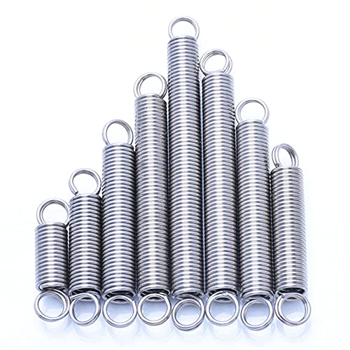 Druckfeder Ringhaken Zugfeder Drahtdurchmesser 0,6 Mm Außendurchmesser 6 Mm Zugfeder Zugfeder Spulenverlängerung Feder-150Mm_ (2St.) von JSLTXDY