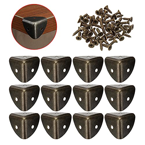 JSLTXDY Eckschutz Aus Metall 12Pcs Retro Blechdose Geschenkbox Wrap Corner Holzmöbel Eckenschutz Metall Eisen Schreibtisch Kantenschutz Dekor Hardware JSLTXDY Eckschutz Aus Metall 12Pcs Retro Blechdose Geschenkbox Wrap Corner Holzmöbel Eckenschutz Metall Eisen Schreibtisch Kantenschutz Dekor Hardware von JSLTXDY