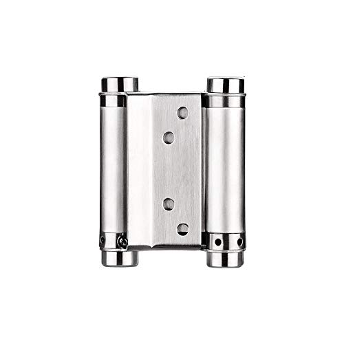 Scharnierband Edelstahl Automatische Türschließung Doppelt Öffnendes Federscharnier Innen Und Außen Zweifach Freies Türschließerscharnier Cowboy-Türrücklauf-3In von JSLTXDY
