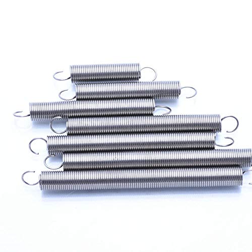 Spannungsfeder Tension Spring Wire Diameter 1.5Mm Outer Diameter 10Mm Coil Extension Spring Pullback Spring Draught Spring-50Mm_(1Pcs) von JSLTXDY