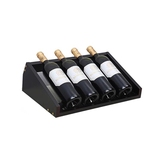 JSLXNDM 2 Weinregale, Stabiles Weinregal, Perfekt für Schränke, Bars, Küchen, Weinkeller-Tischplatten und mehr. 17in(43cm) Black von JSLXNDM