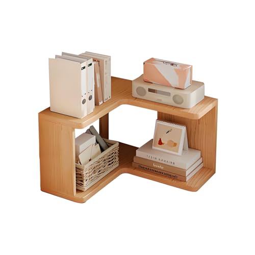 JSLXNDM 5-lagigesbücherregal eckschrank Großes platzsparendes Bücherregal aus Holz geeignet für Wohnzimmer Schlafzimmer Esszimmer und Küche Natürliche Holzfarbe Wood Color 15.7 * 15.7 * 13.4in JSLXNDM 5-lagigesbücherregal eckschrank Großes platzsparendes Bücherregal aus Holz geeignet für Wohnzimmer Schlafzimmer Esszimmer und Küche Natürliche Holzfarbe Wood Color 15.7 * 15.7 * 13.4in von JSLXNDM