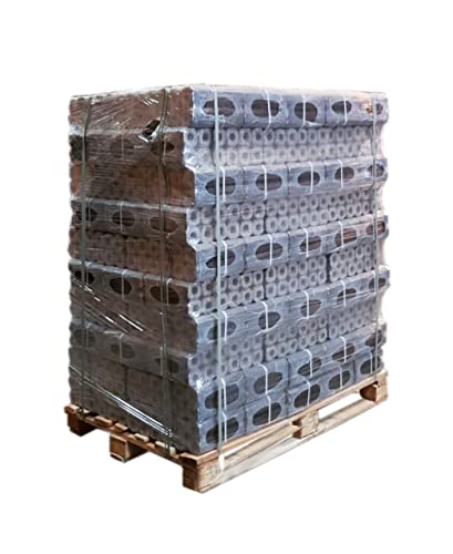 JSM-Brennholz Eichenholzbriketts Pini&Kay - 1 Palette 480 kg / 760 kg - für Kamin, Ofen, Grill, Smoker - 1 Brikett ca.23x6 cm (760 kg) von JSM-Brennholz