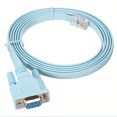JSM FITNESS DB9 zu RJ-45 Konsolenkabel zur Konfiguration von Netzwerkgeräten - Länge 1.8m und FTDI Chip, Console cable für Cisco Routers, Switches, funktioniert mit Windows, Linux, Mac JSM FITNESS DB9 zu RJ-45 Konsolenkabel zur Konfiguration von Netzwerkgeräten - Länge 1.8m und FTDI Chip, Console cable für Cisco Routers, Switches, funktioniert mit Windows, Linux, Mac von JSM FITNESS