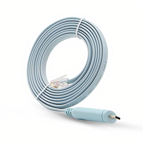 JSM FITNESS USB-C zu RJ-45 Konsolenkabel für Cisco, HP, Fortigate, Router und Switches - Thunderbolt für MacBook, Länge 1.8m, funktioniert mit Mac, Linux, Windows 10 JSM FITNESS USB-C zu RJ-45 Konsolenkabel für Cisco, HP, Fortigate, Router und Switches - Thunderbolt für MacBook, Länge 1.8m, funktioniert mit Mac, Linux, Windows 10 von JSM FITNESS