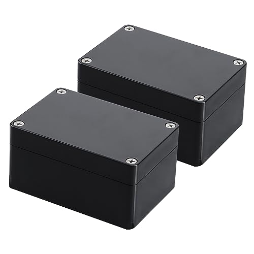 2 Stück Abzweigdose Wasserdicht, Projekt Box Elektronik Gehäuse Abzweigdosen Aufputz Wasserdicht IP65 ABS Klein Verteilerdose Elektronische Aufputzdose 100 x 68 x 50 mm/Schwarz 2 Stück Abzweigdose Wasserdicht, Projekt Box Elektronik Gehäuse Abzweigdosen Aufputz Wasserdicht IP65 ABS Klein Verteilerdose Elektronische Aufputzdose 100 x 68 x 50 mm/Schwarz von JSMTKJ