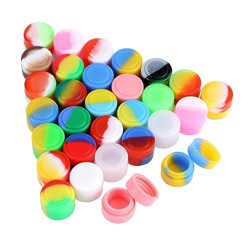 JSMTKJ 30Pcs Silikon Dab Behälter Silikonbehälter Wachsöl Silikonbehälter Tupferbehälter Silikonbehälter Tupferbehälter 2 ml Kleine Behälter Bunte Boxen Töpfe Behälter Containers JSMTKJ 30Pcs Silikon Dab Behälter Silikonbehälter Wachsöl Silikonbehälter Tupferbehälter Silikonbehälter Tupferbehälter 2 ml Kleine Behälter Bunte Boxen Töpfe Behälter Containers von JSMTKJ