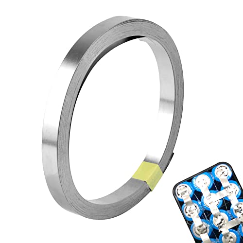Nickelband Nickel Streifen 0,15 x 8 mm Reines Nickel Platte für 18650 Batterie Schweißen für Punktschweißgerät (10m) Nickelband Nickel Streifen 0,15 x 8 mm Reines Nickel Platte für 18650 Batterie Schweißen für Punktschweißgerät (10m) von JSMTKJ