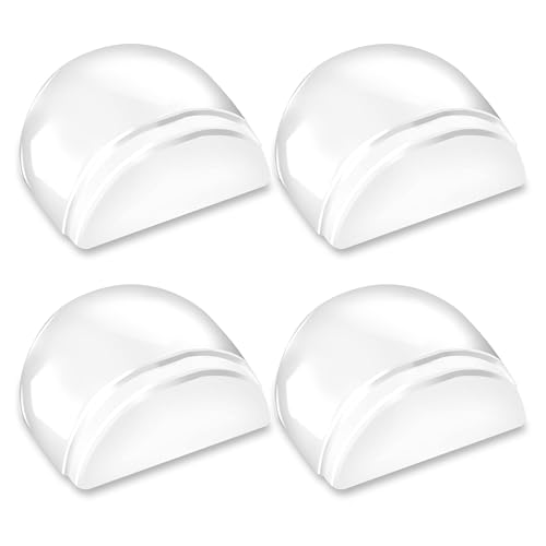 Türstopper Boden Transparente 4 Stück Selbstklebend Bodentürstopper Türpuffer Boden Wandpuffer für alle Hartböden geeignet Türpuffer Boden Wandpuffer von JSMTKJ