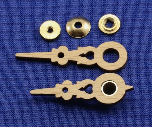 Kuckucksuhr-Ersatzteil-Set aus Holz, passend für Regula-Uhrwerke für 90 mm oder 3 1/2 Zoll Zifferblatt mit Muttern von JSORM