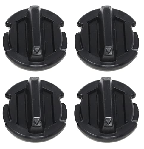 JSP Manufacturing Aftermarket Bodenablaufstopfen für Polaris RZR XP 1000 XP-4 900 S (4er Pack, Schwarz, Kunststoff) von JSP Manufacturing