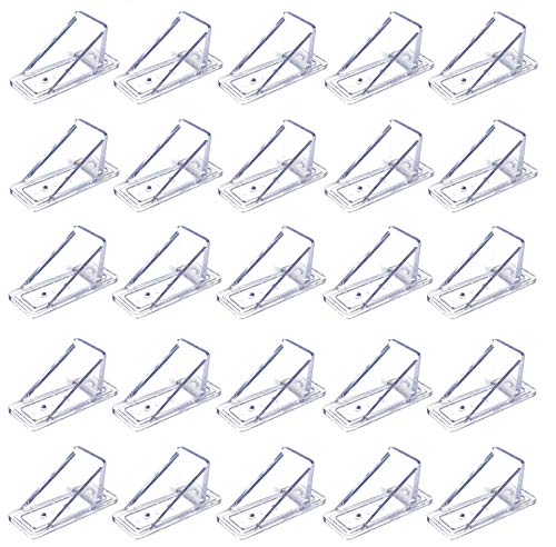 V2-Mini-Dachschutz, Schneeschutz, verhindert Rutschen, Eis, Schnee, stoppt Ansammlungen, Kunststoff, Multipack, mehrfarbig (25, transparent) von JSP Manufacturing