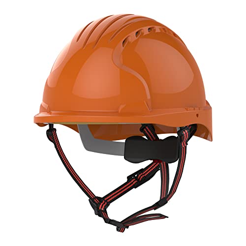 JSP EVO 5 Dualswitch Industrie- & Kletterhelm - Belüftet - Orange (AKS270-000-800) von JSP