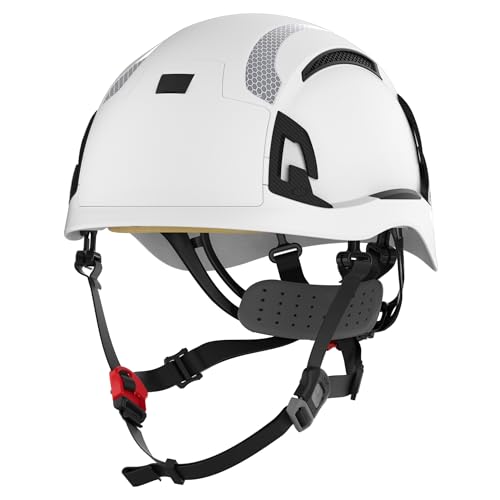 JSP EVO ALTA Dualswitch Sicherheitshelm - Drehradverschluss - Belüftet - Weiß - CR2 (ARD170-400-100) von JSP