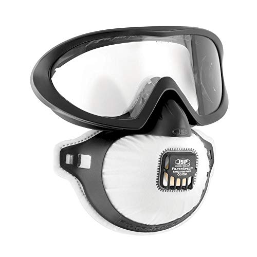 JSP Filterspec® PRO Schutzbrille FFP3V mit Ventil (AGE130-201-100) von JSP