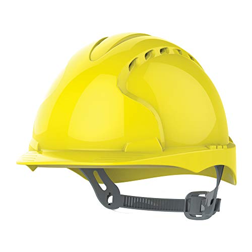 JSP Industrieschutzhelm EVO3 EN 397 OneTouch-Gleitverschluss Farbe gelb (AJF160-000-200) von JSP