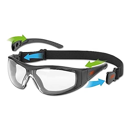JSP Stealth Hybrid Schutzbrille mit K- und N-Bewertung (ASA450-151-102) von JSP