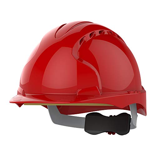 JSP ajf170–000–600 EVO3 Ratschen Helm Revolution Rad, belüftet, rot von JSP
