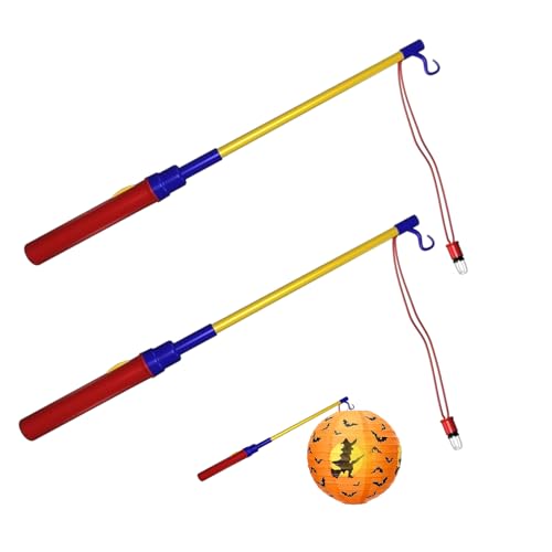 Die Laterne kleben bei LED, St. Martin Lantern Children's Electric Light Sticks eignen Sich für Kinderpartys, Martin Parade, Halloween, Weihnachten usw. (2) von JSRHEEM
