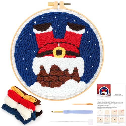 JSRQT Stanznadel Stickerei Starter Kit Weihnachts Punch Needle Stickerei Set Schneemann Punch Needle Embroidery Starter Kit für Anfänger Erwachsene Kit Punch Needle Adult Kit Broderie Debutant Basteln JSRQT Stanznadel Stickerei Starter Kit Weihnachts Punch Needle Stickerei Set Schneemann Punch Needle Embroidery Starter Kit für Anfänger Erwachsene Kit Punch Needle Adult Kit Broderie Debutant Basteln von JSRQT