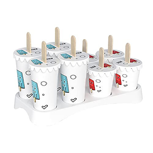 Eisformen für selbstgemachte DIY Sicle Form leicht zu entfernen Eis Form Eis am Stiel Formen von ＪＳＳＥＶＮ