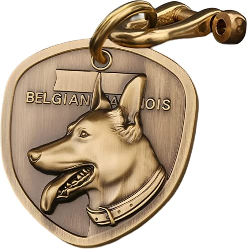 Schild Kupfer Hundemarke Personalisiert Mit Gravur,Belgischer Malinois Verschiedene Dog ID Tag Schild Kupfer Hundemarke Personalisiert Mit Gravur,Belgischer Malinois Verschiedene Dog ID Tag von JSWLYWMTPJ