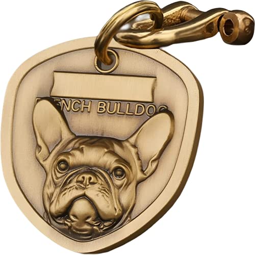 JSWLYWMTPJ Schild Kupfer Hundemarke Personalisiert Mit Gravur,Französische Bulldogge Verschiedene Dog ID Tag JSWLYWMTPJ Schild Kupfer Hundemarke Personalisiert Mit Gravur,Französische Bulldogge Verschiedene Dog ID Tag von JSWLYWMTPJ