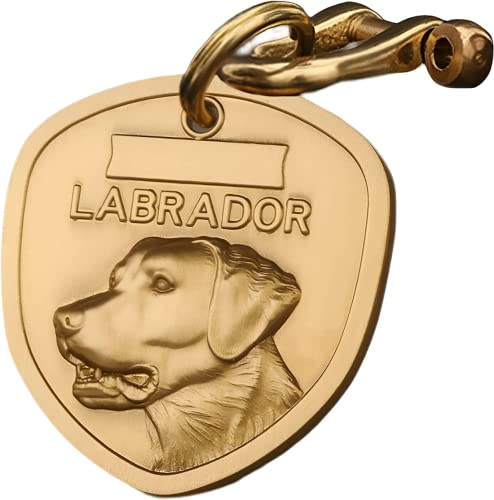 JSWLYWMTPJ Schild Kupfer Hundemarke Personalisiert Mit Gravur,Labrador Verschiedene Dog ID Tag JSWLYWMTPJ Schild Kupfer Hundemarke Personalisiert Mit Gravur,Labrador Verschiedene Dog ID Tag von JSWLYWMTPJ