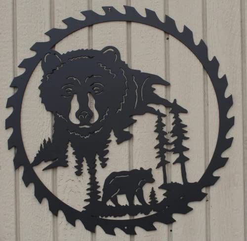 JSWLYWMTPJ Sägeblatt Metall Wanddeko Schwarz Bär Außen Wohnzimmer Garten Dekoration,Wandschmuck Metall Tier Bär Für Haus Garten Dekoration Wandkunst Metall JSWLYWMTPJ Sägeblatt Metall Wanddeko Schwarz Bär Außen Wohnzimmer Garten Dekoration,Wandschmuck Metall Tier Bär Für Haus Garten Dekoration Wandkunst Metall von JSWLYWMTPJ