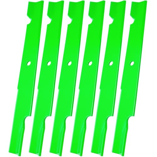 JSXDNWYJ 91-626 SCA G 48111 481708 Fe rris 5020842 5101755 5101755S Simplicity 5022808ASM Rasenmäherklingen, kompatibel mit Fe rris Bad Boy SC ag 154,9 cm Rasen Rasenmäher (6er-Pack) ) von JSXDNWYJ