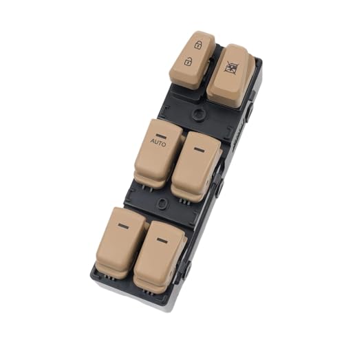 Electric Power Fensterheber Für Hyundai Für Sonata 2011 2012 2013 2014 93570-3S000 93570-3S000RY Elektrische Fensterheber Master Control Schalter Konsole Taste(Beige 1) von JSYALMSLW
