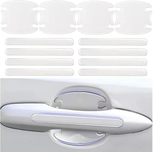 JSYDMA 12 Stück Auto Türgriff Schutzfolie Für Mazda CX-5 2.Generation (KF), Anti Scratch Griffschale Schutzfolie, Transparente Türgriff Aufkleber von JSYDMA