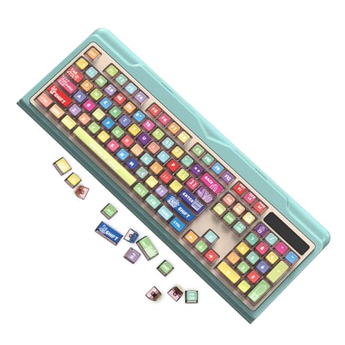 ASA Height Keycaps Cartoon Rainbow Theme Pudding Keycap For 116 Key Mechanical Keyboards Enhances Typing Gift Cute Keycaps von JSZDFSV