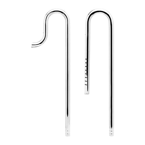 JSZDFSV 2-teiliges Metallrohr aus Edelstahl und Abflussrohr für Aquarienfilter, einfach zu installieren, 5/8 Zoll von JSZDFSV